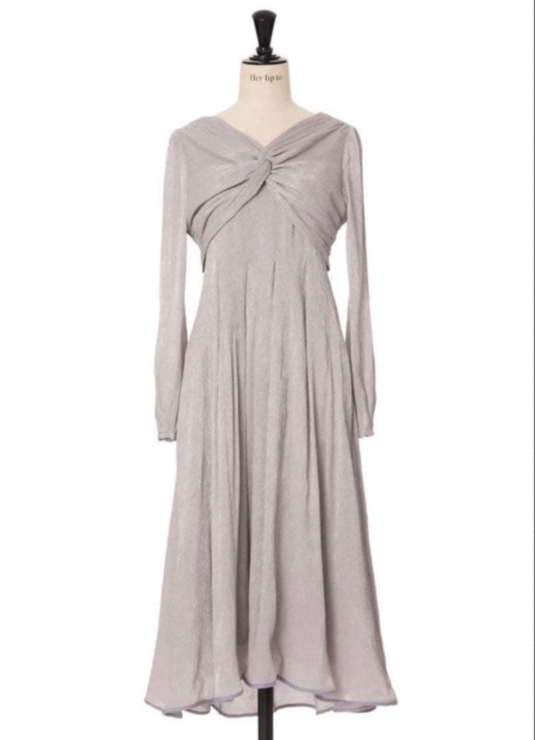 herlipto ワンピースMoonGlowDotPleatedDress