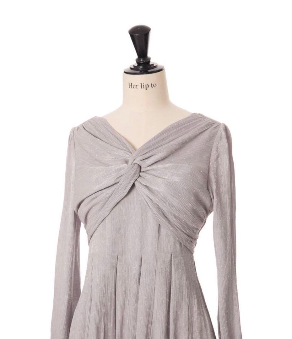 herlipto ワンピースMoonGlowDotPleatedDress