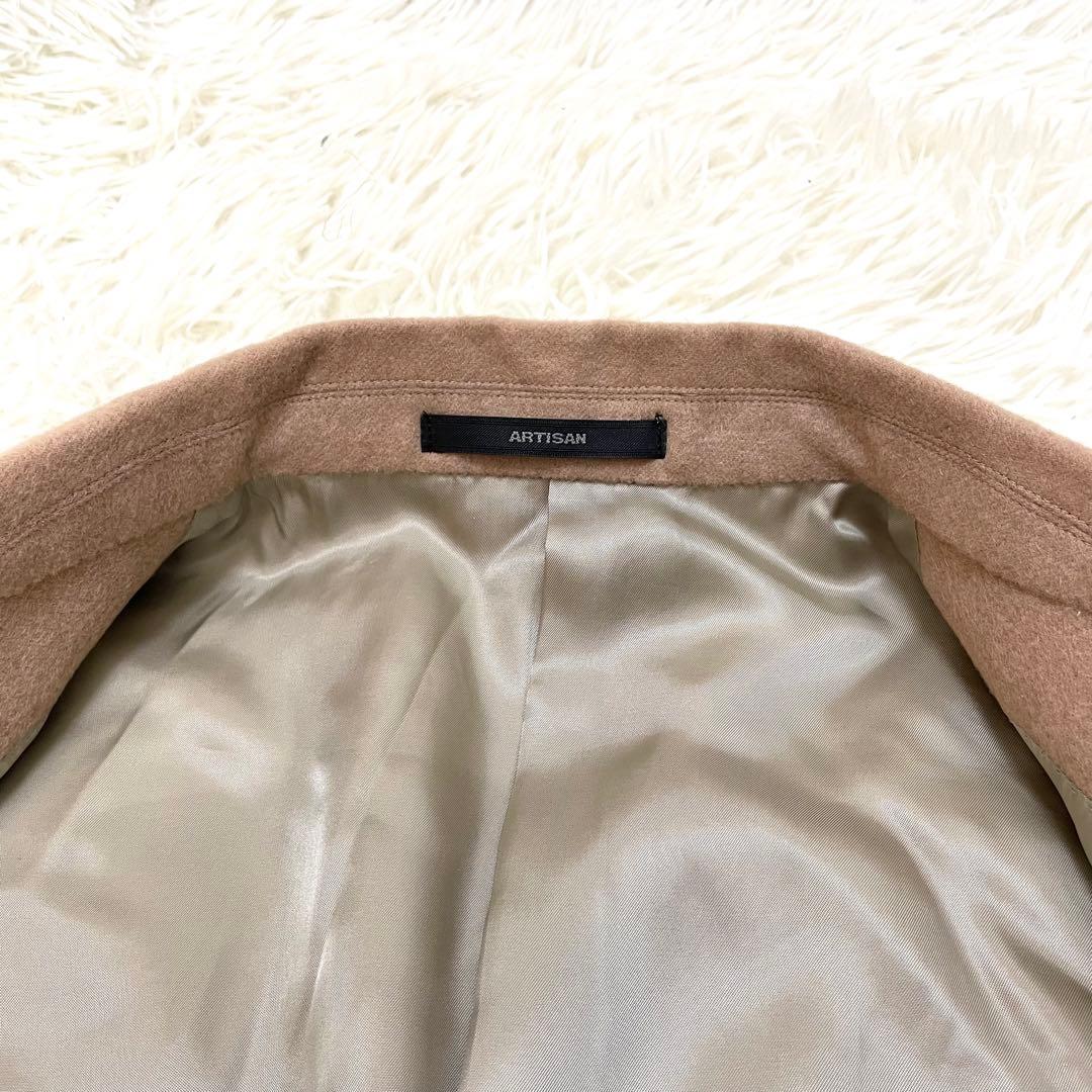 最高級★ARTISAN キャメル100% チェスターコート ロング丈 日本製 M