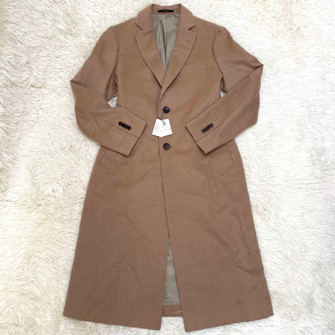 最高級★ARTISAN キャメル100% チェスターコート ロング丈 日本製 M