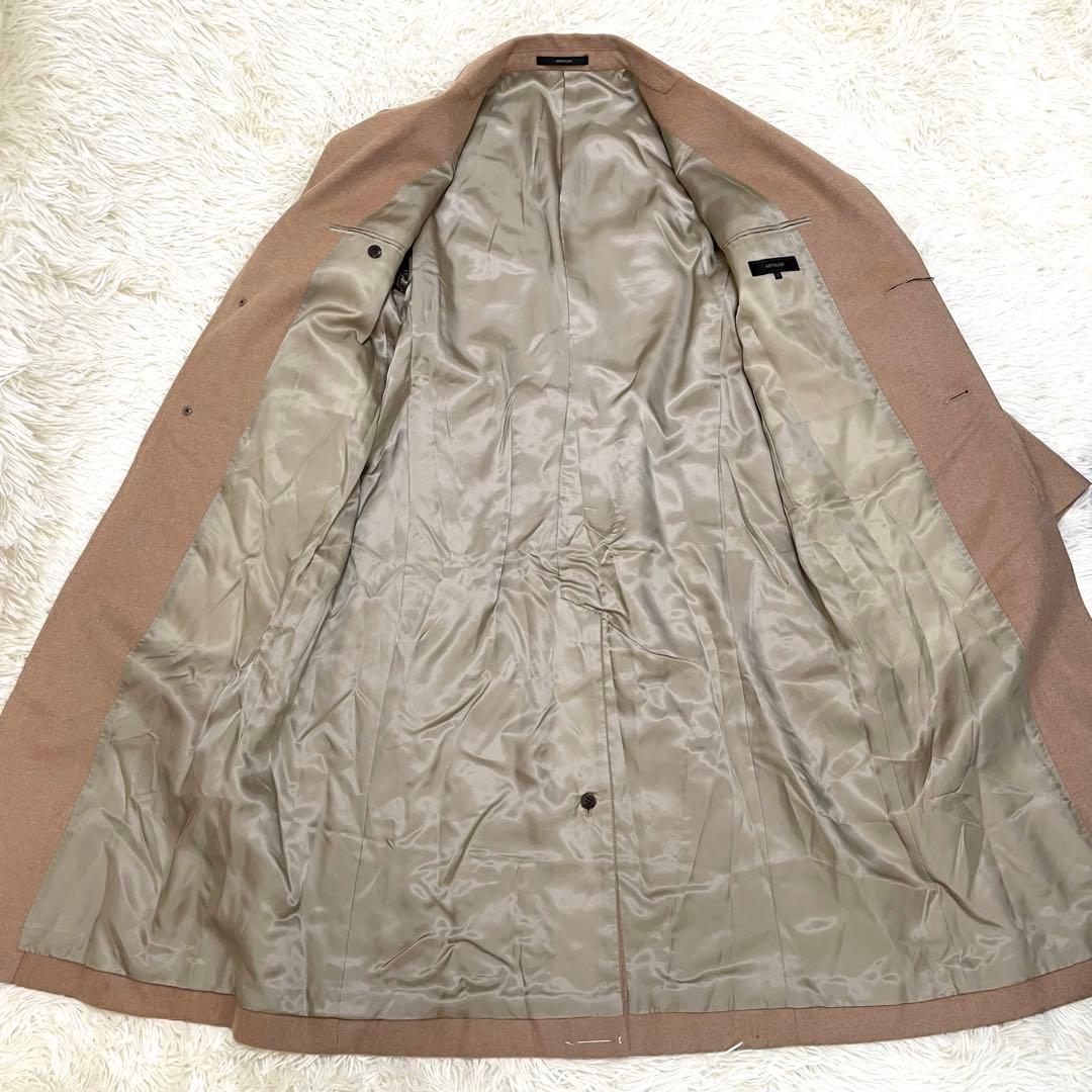 最高級★ARTISAN キャメル100% チェスターコート ロング丈 日本製 M