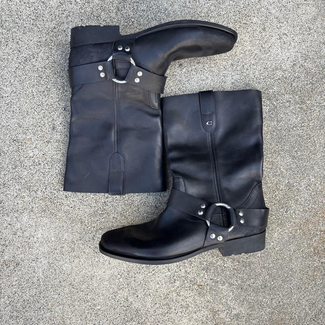 COACH ブーツ TARA バイカー エンジニアブーツ リングブーツ