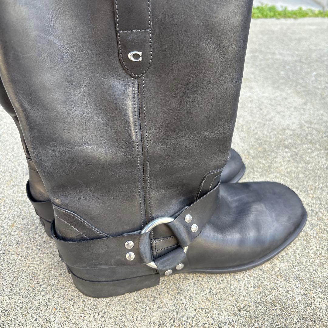 COACH ブーツ TARA バイカー エンジニアブーツ リングブーツ