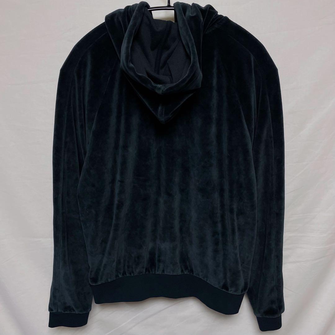 【PUMAプーマ】ベロアトラックジャケット セットアップ 黒ブラック ジャージ