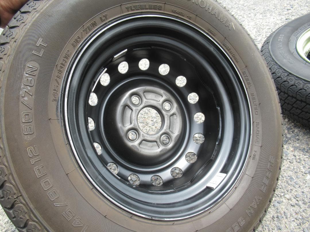 ひろ☆オーダー塗装　ブラックXグリーンリム　12インチ☆