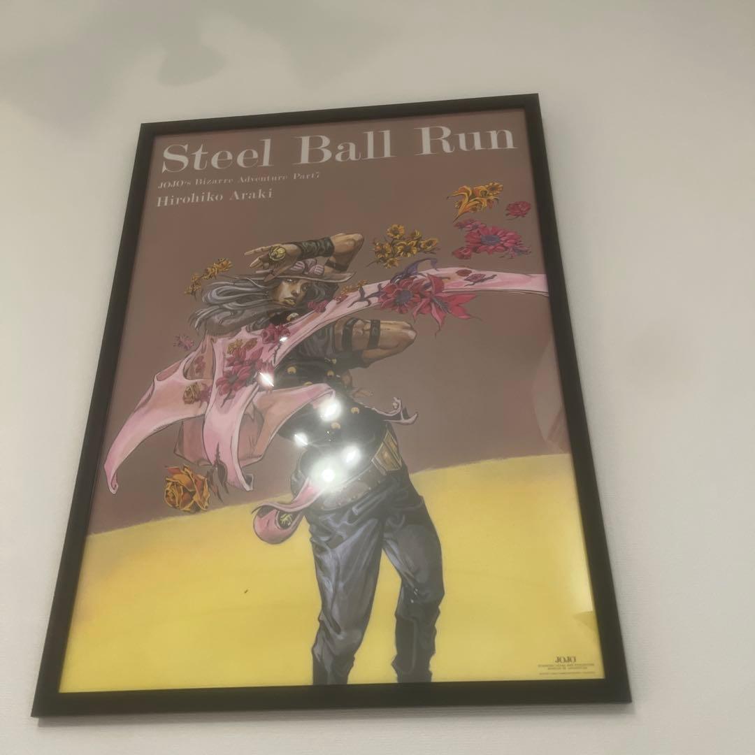 ジョジョの奇妙な冒険　荒木飛呂彦原画展　B2 ポスター7部　スティールボールラン