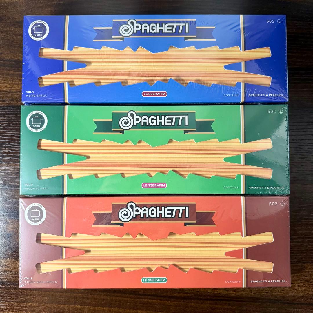 【10形態セット+各種購入特典】LE SSERAFIM 'SPAGHETTI'