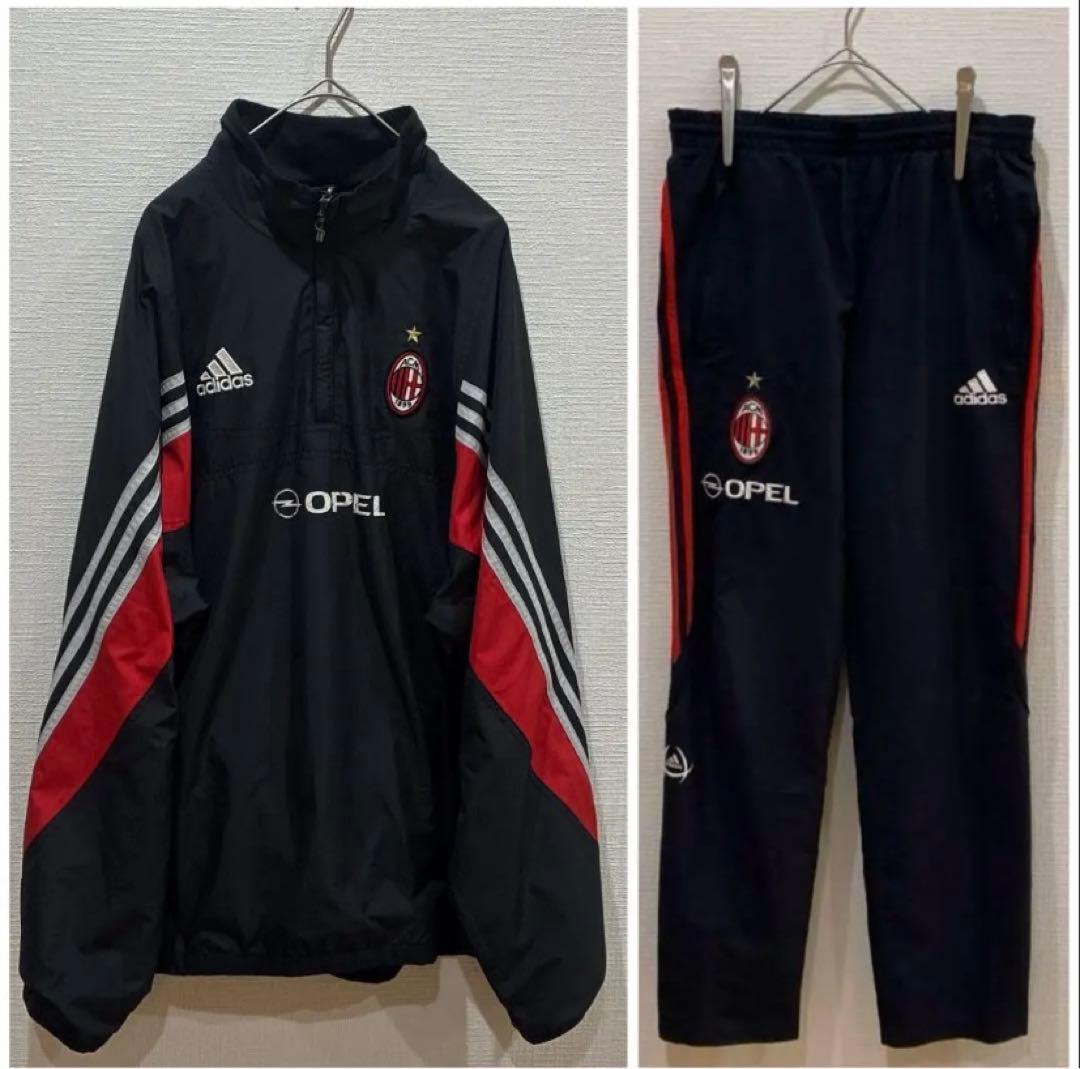 ACミラン アディダス セットアップ／リバーシブル プルオーバー パンツ