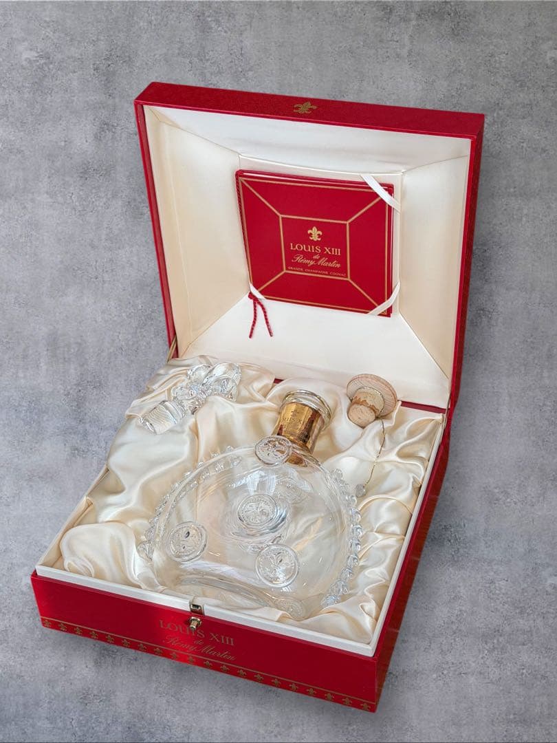 【極美品・バカラ社製】レミーマルタン ルイ13世 空瓶＆専用ボックスセット