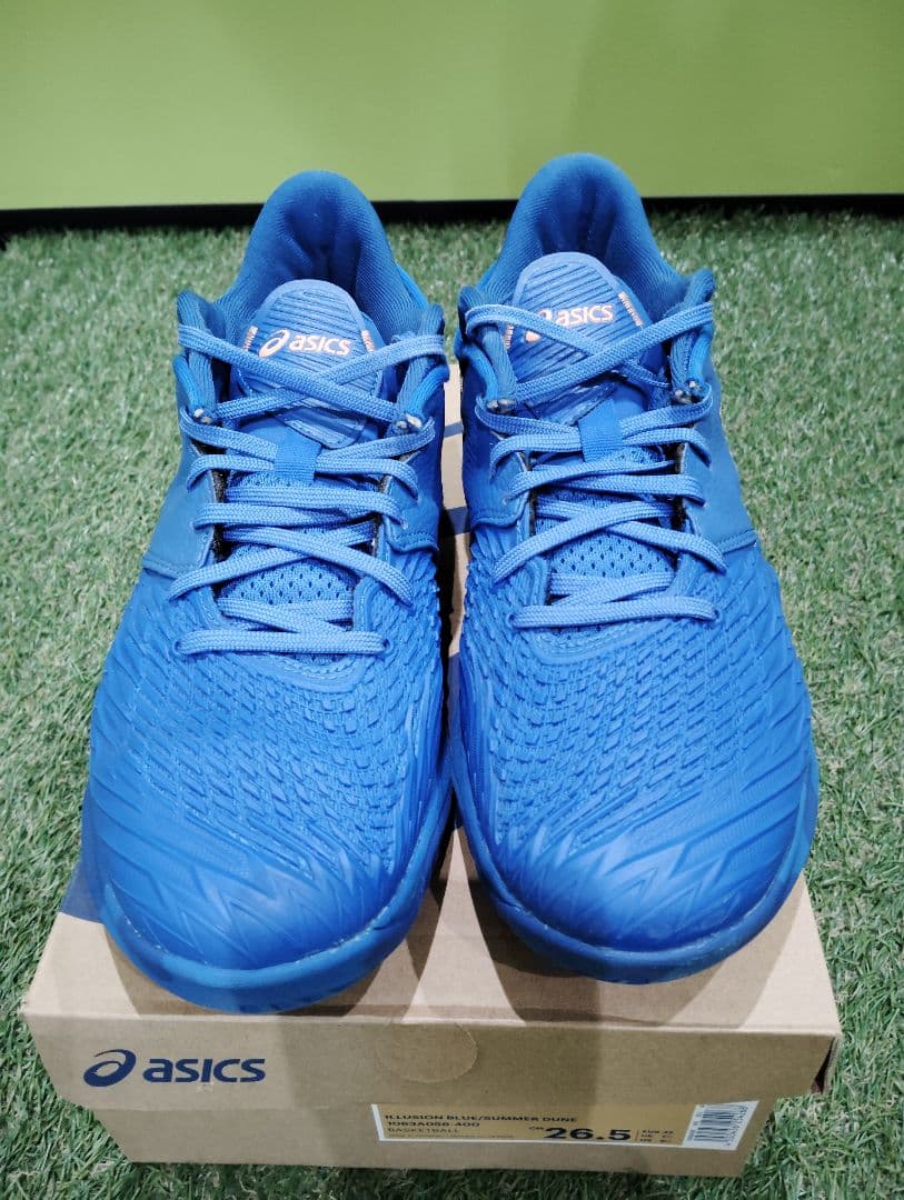 asics アンプレアルスlow 限定カラー ブルー