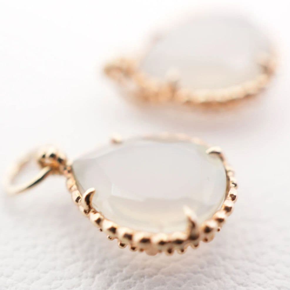 ★即発送★本日限定【agete】K10マルチストーンピアスチャーム