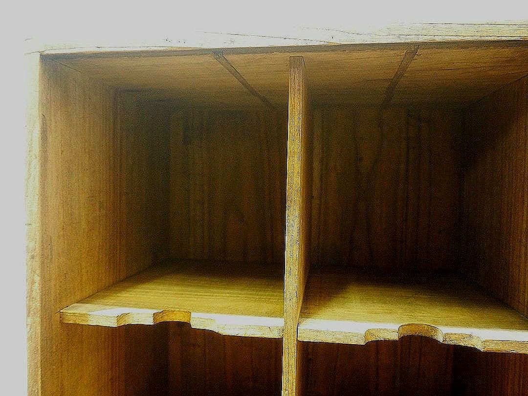 1301 レトロな収納棚　飾り棚　小物入れ　古家具　ケース　ラック　ビンテージ