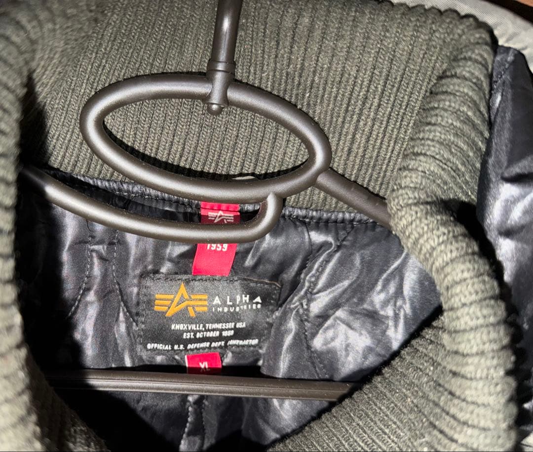 ALPHA INDUSTRIES MA-1ジャケット オリーブグリーン