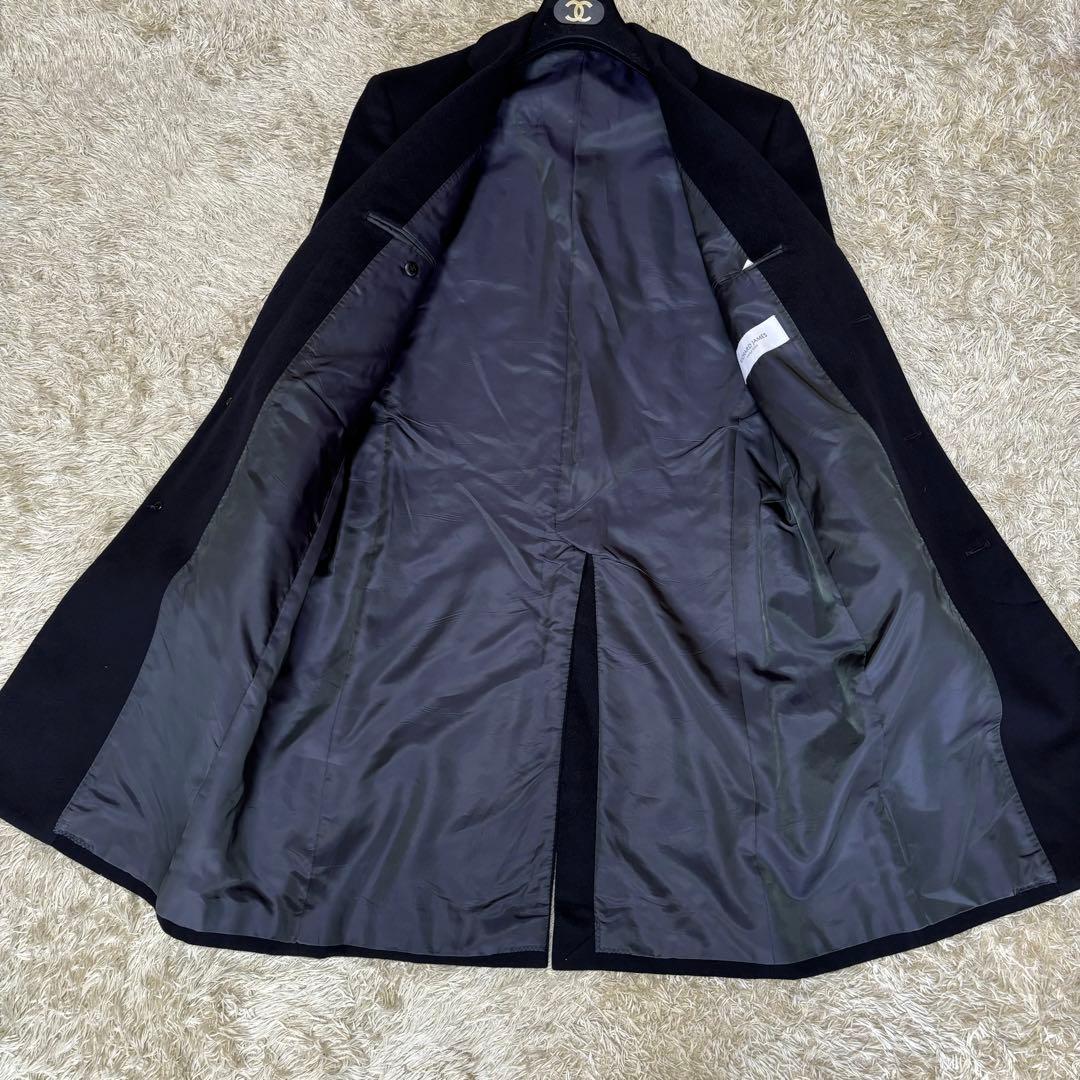 美品✨　richard james カシミヤ100% チェスターコート　ブラック