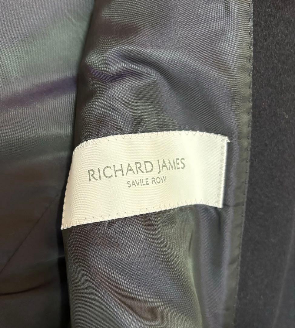 美品✨　richard james カシミヤ100% チェスターコート　ブラック