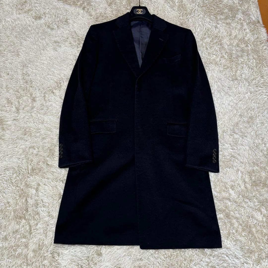 美品✨　richard james カシミヤ100% チェスターコート　ブラック