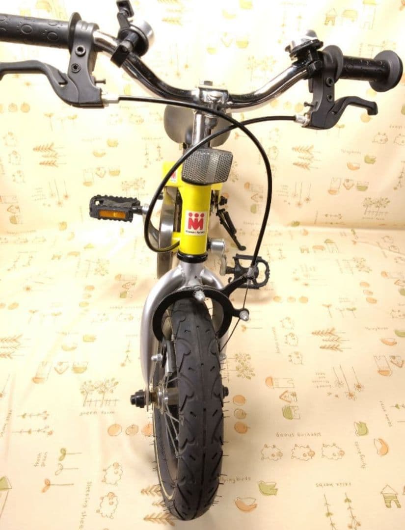 【おまけ2種つき】へんしんバイク　12インチ　黄色