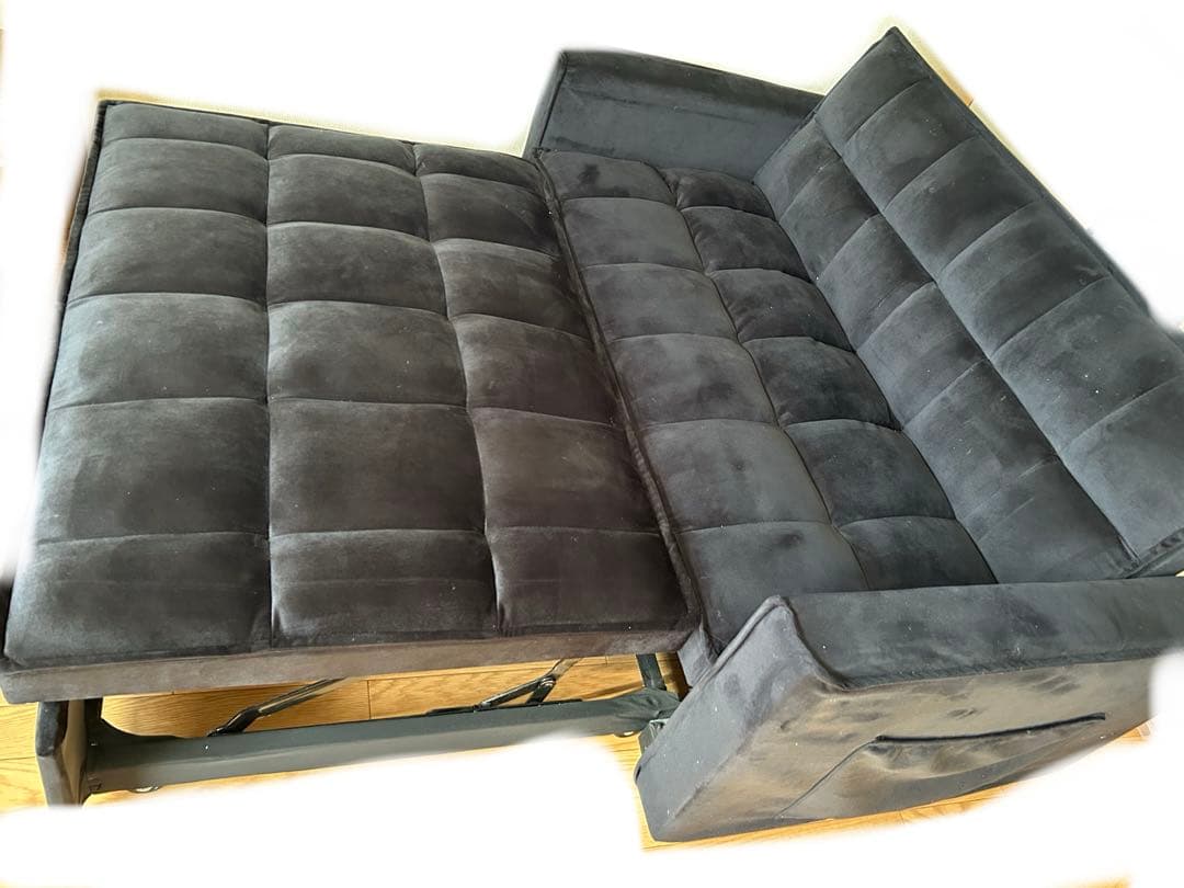 きの！NOCE ノーチェ ソファベッド ブラック ソファ 送料込