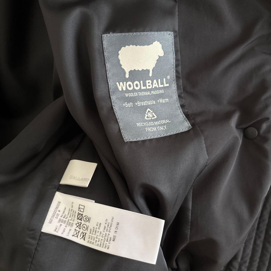 GALLARDAGALANTE ガリャルダガランテ／ブラック ダウンベスト