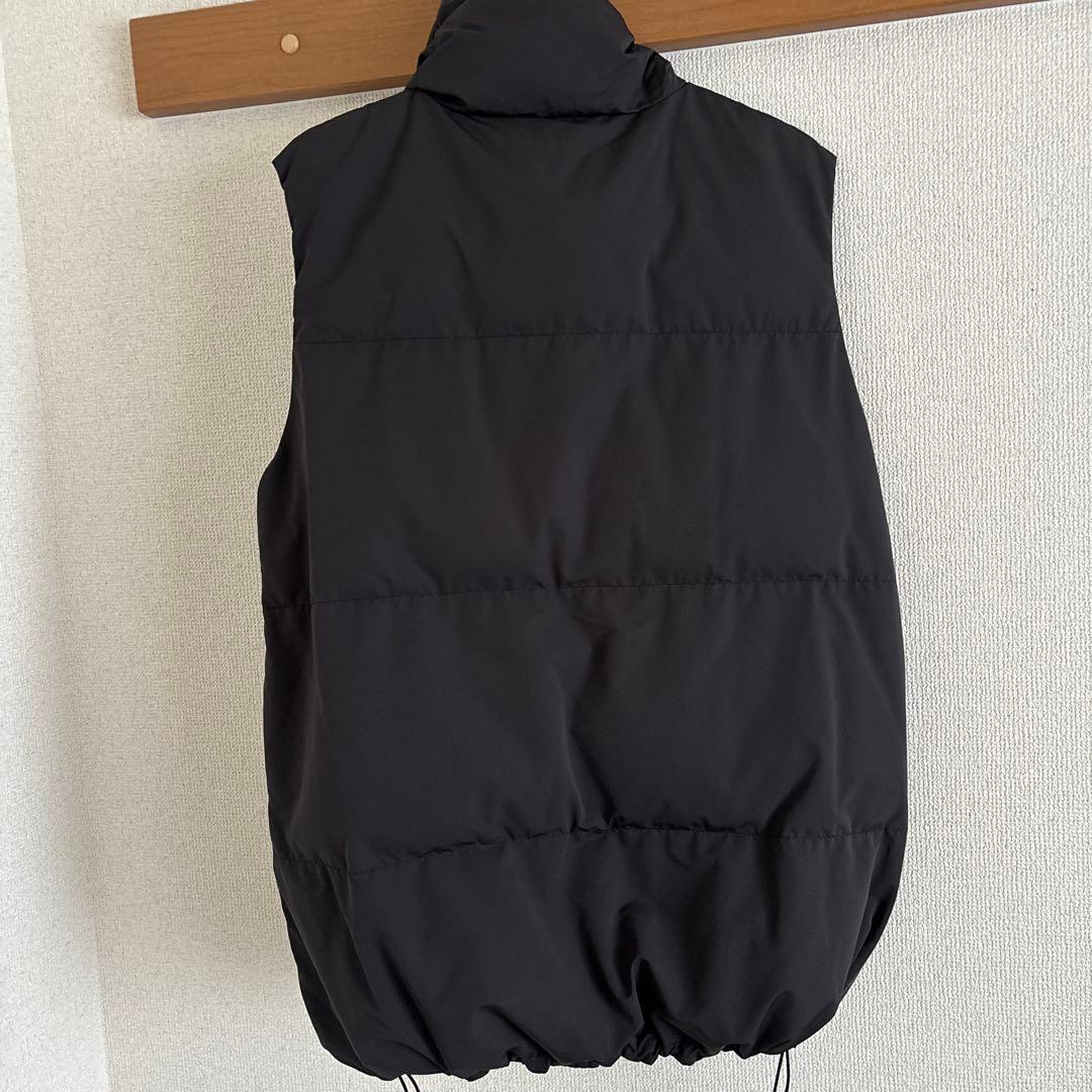 GALLARDAGALANTE ガリャルダガランテ／ブラック ダウンベスト