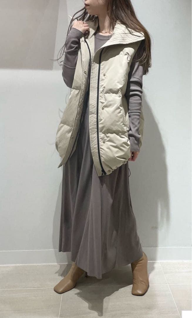 GALLARDAGALANTE ガリャルダガランテ／ブラック ダウンベスト