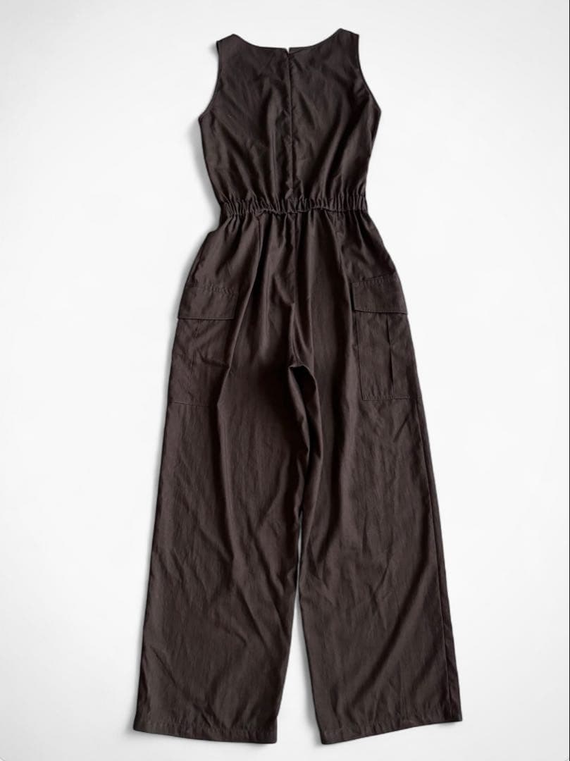 2025美品定価4.4万★ウィムガゼット オックスオールインワン　ブラウンパンツ