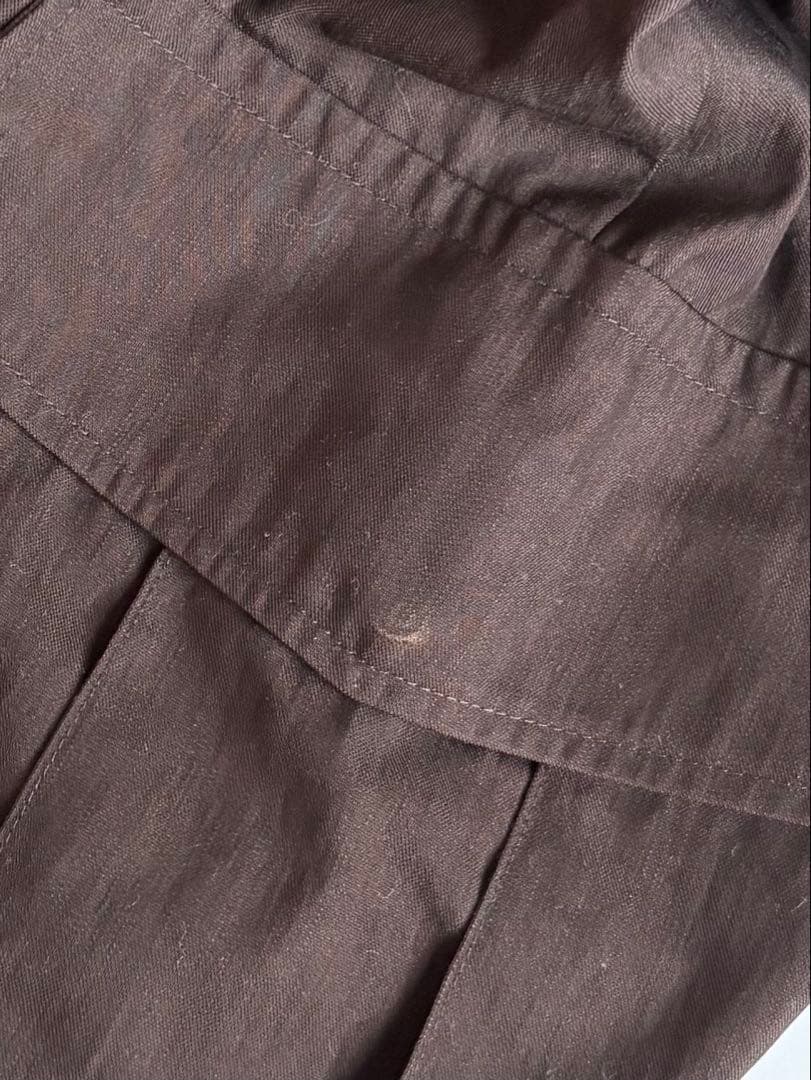 2025美品定価4.4万★ウィムガゼット オックスオールインワン　ブラウンパンツ