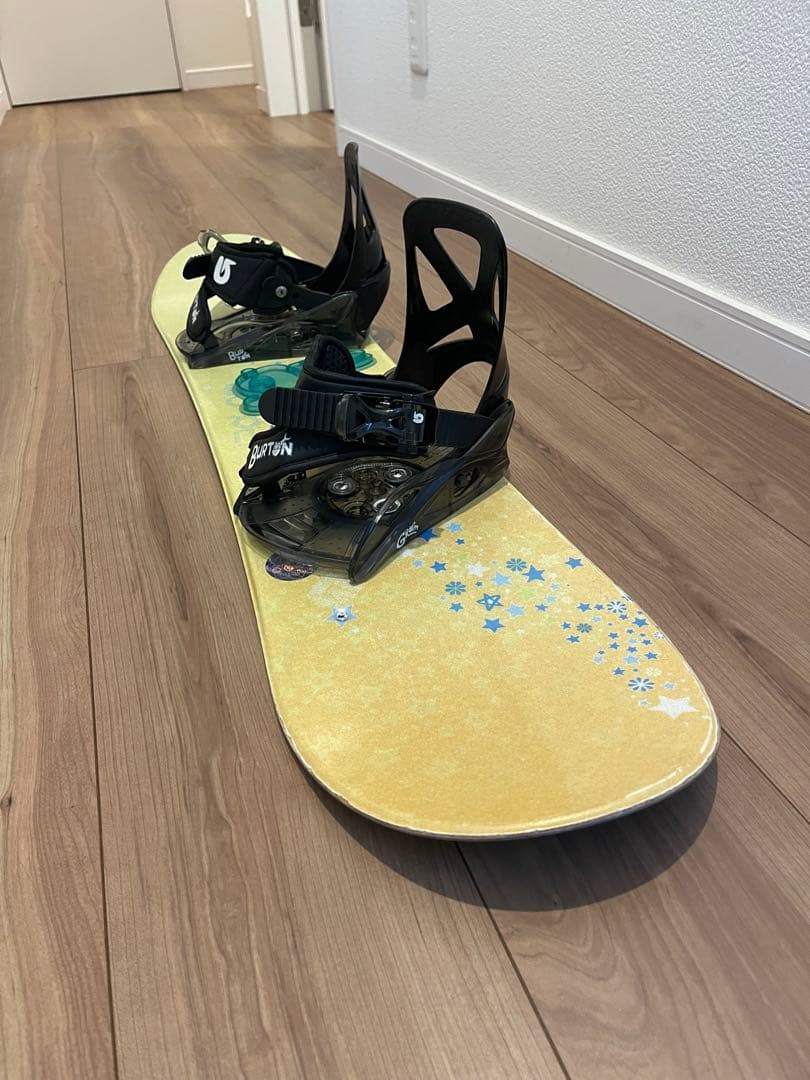 BURTON 101cm キッズスノーボード バインディングセット