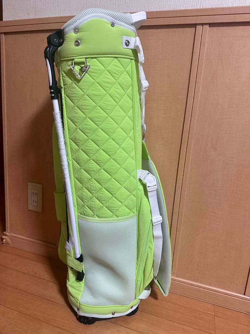 WAACゴルフバッグ ライムグリーン