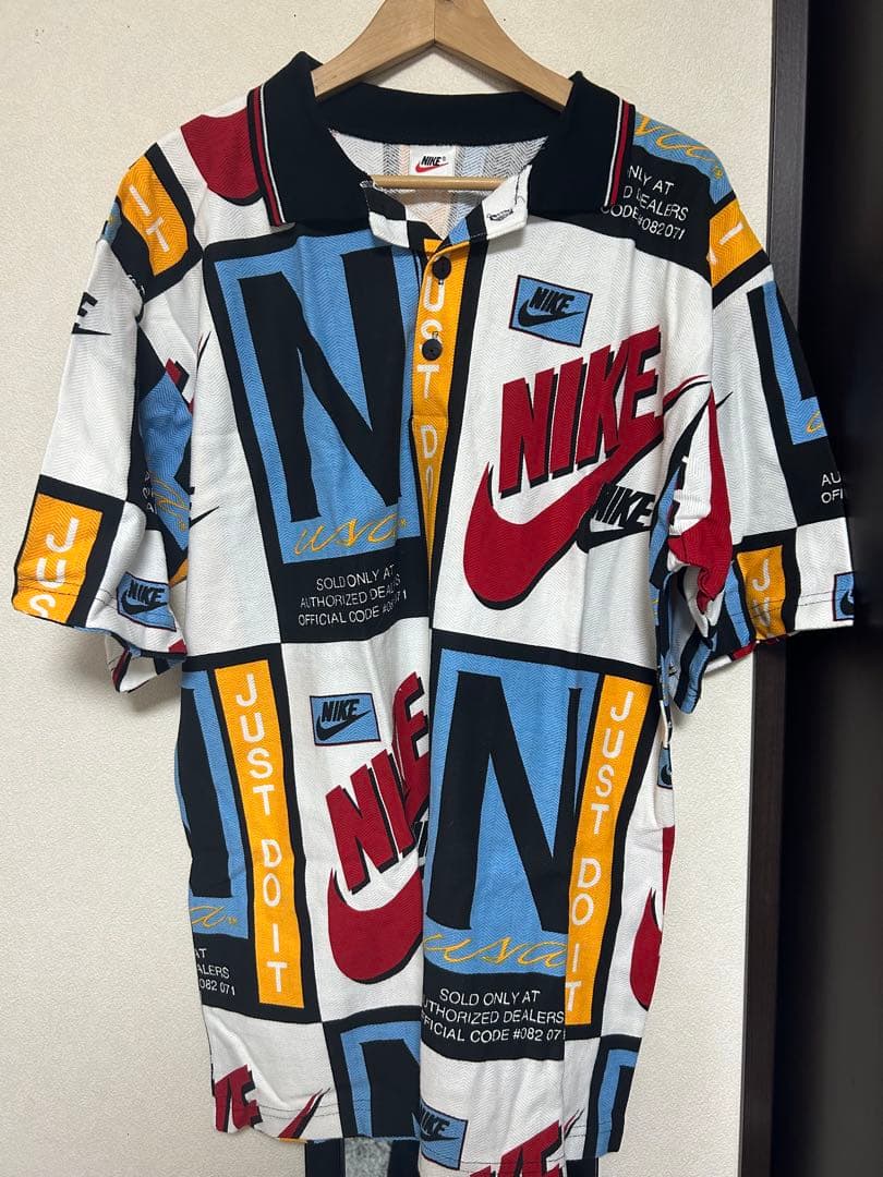 【希少・入手困難・USA製】NIKE 銀タグ ポロシャツ