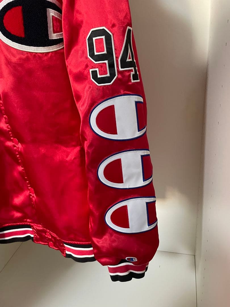 【希少サイズ】supreme champion サテンパーカー　ジャケット　XL