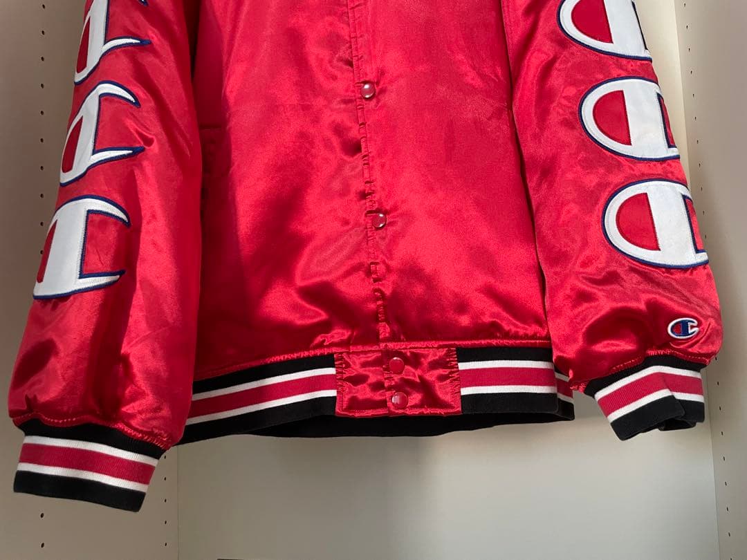 【希少サイズ】supreme champion サテンパーカー　ジャケット　XL