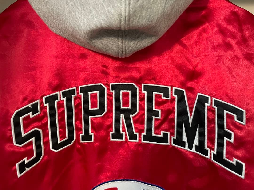 【希少サイズ】supreme champion サテンパーカー　ジャケット　XL