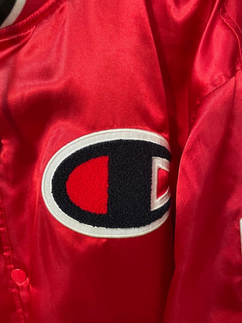 【希少サイズ】supreme champion サテンパーカー　ジャケット　XL