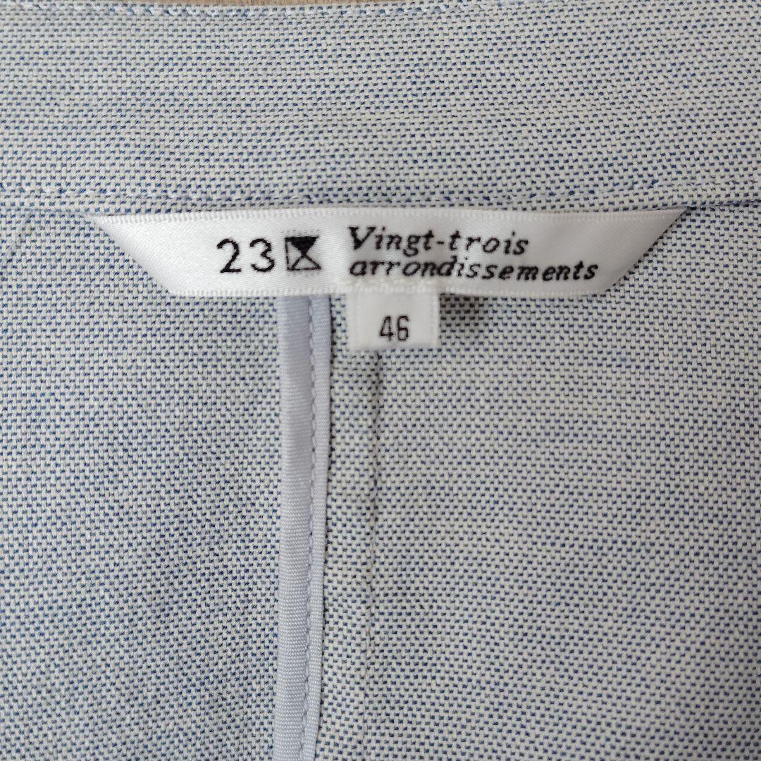 23区 REGGIAINI ノーカラージャケット＆ワイドパンツ 46