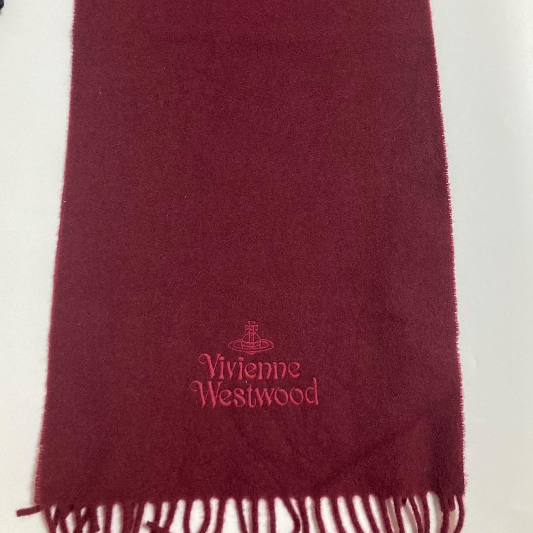 Vivienne Westwood ウール マフラー エンジ　赤系