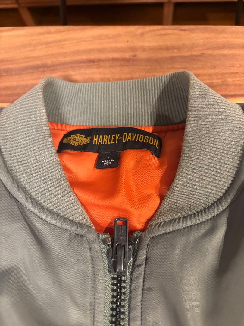 Harley-Davidson MA-1ジャケット オリーブグリーン