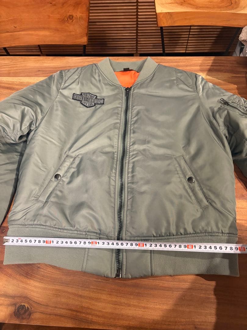 Harley-Davidson MA-1ジャケット オリーブグリーン