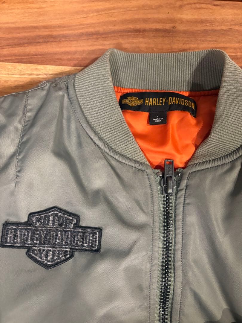 Harley-Davidson MA-1ジャケット オリーブグリーン