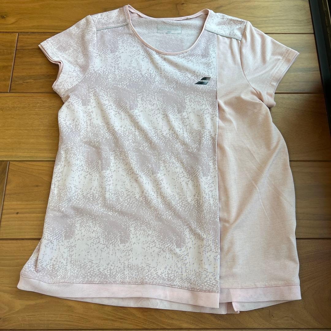 BabolaTピンク Tシャツ キュロット セット