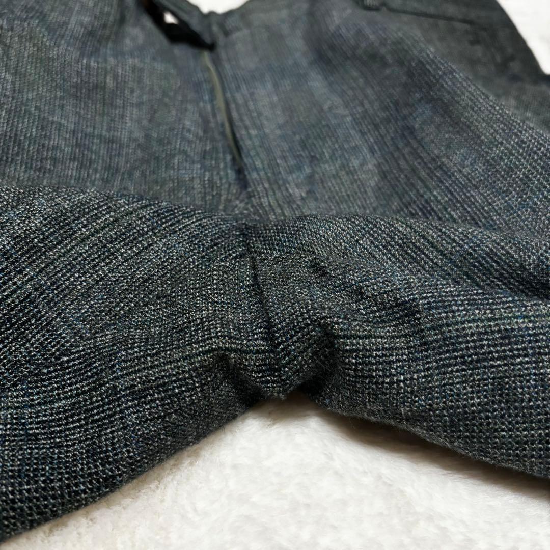 希少　最高級ドレススーツ　ARTISAN セットアップ　緑　チェック　L M