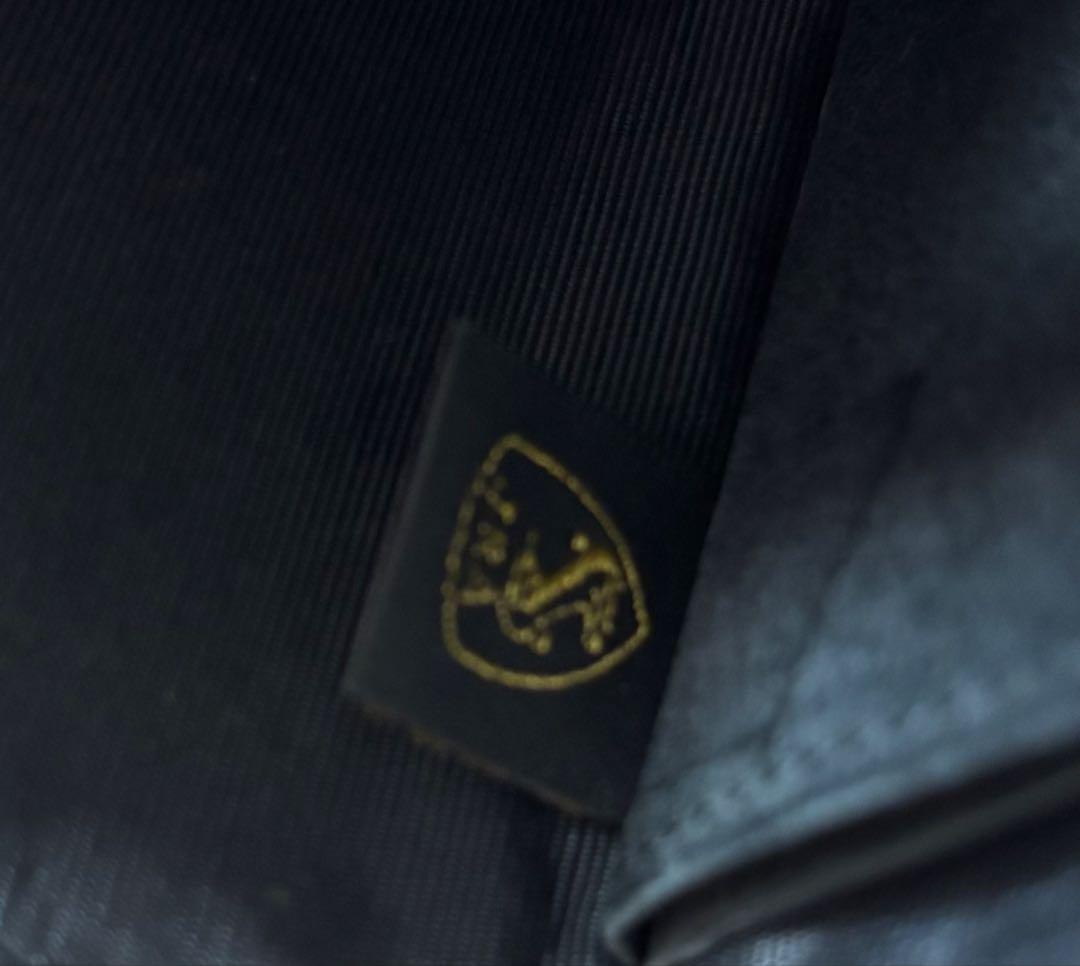 東京クロコダイル　スモールクロコダイルマットL字ファスナーミニ財布　ブラック