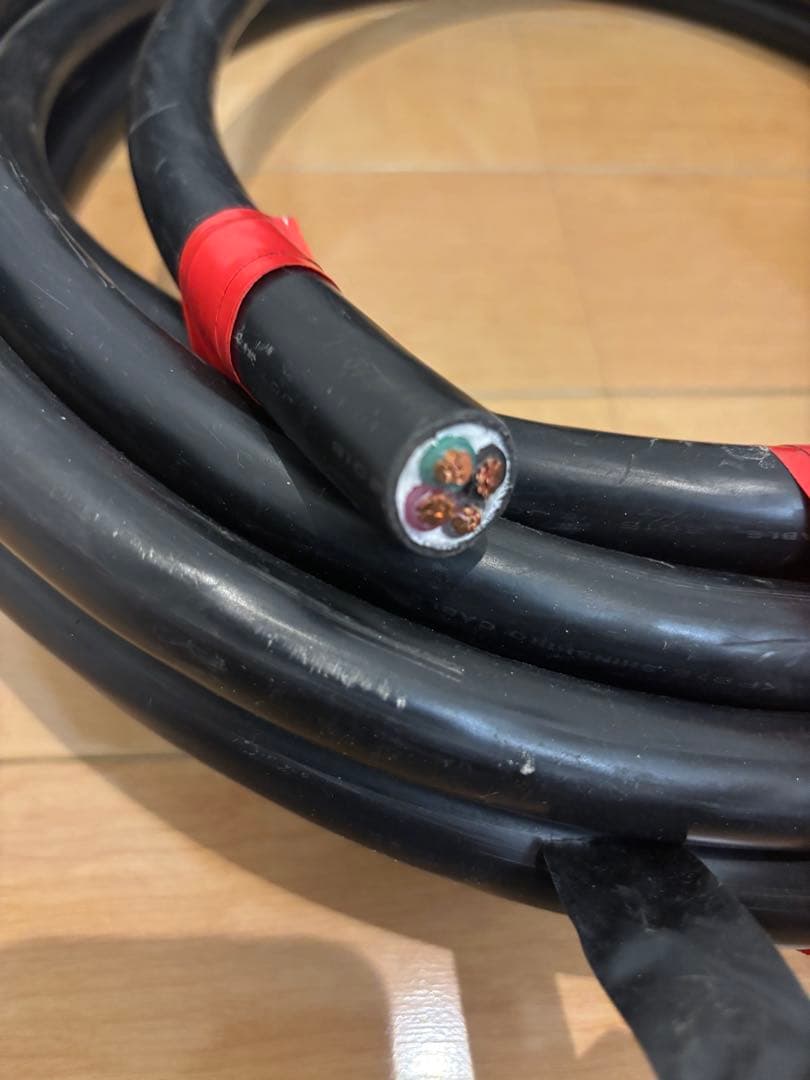 a.j.k.1214CVケーブル　4C X 8SQ と14SQ