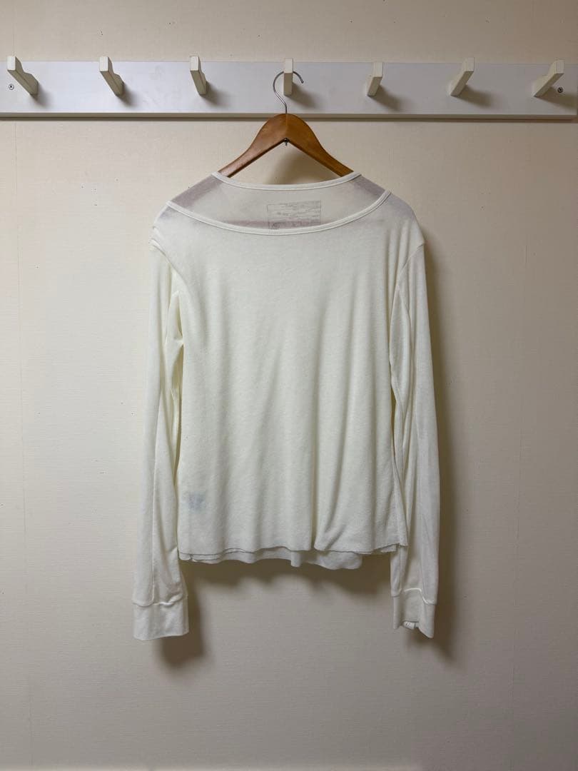 no faith studios double layered ロンT 24aw