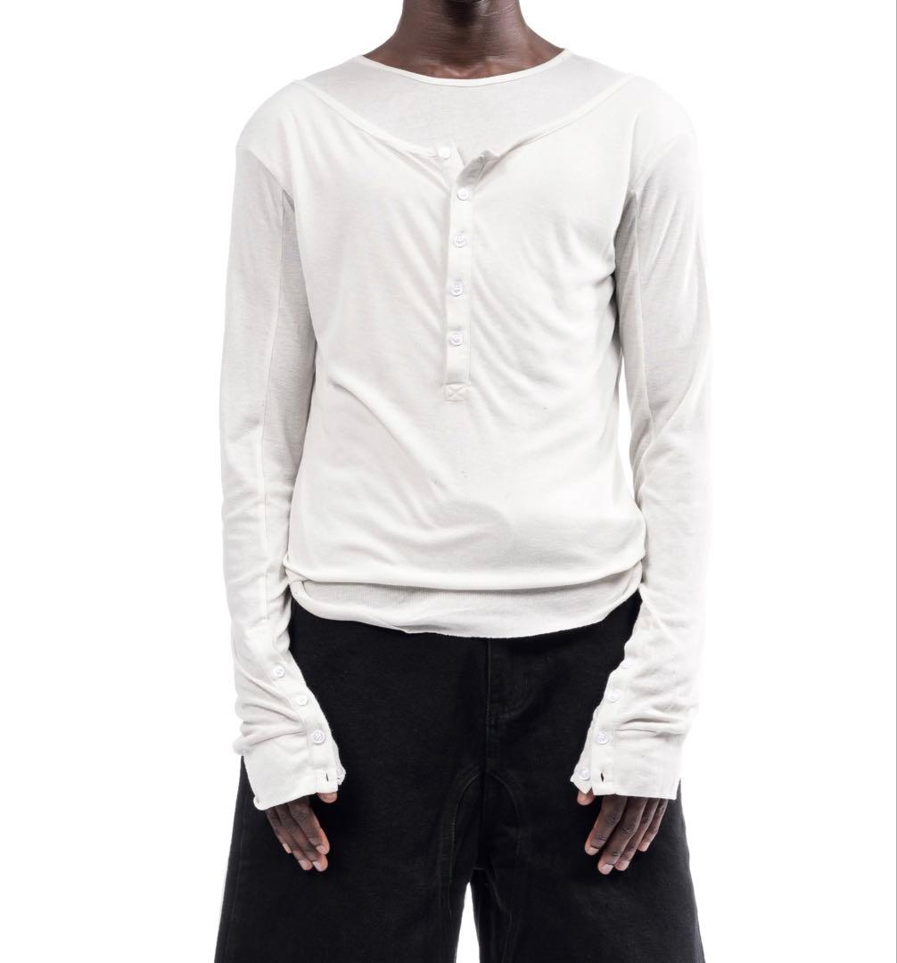 no faith studios double layered ロンT 24aw