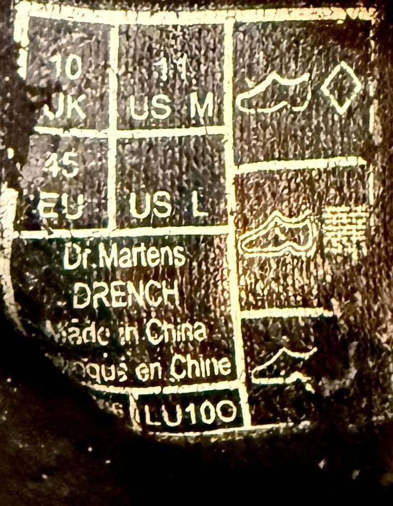 Dr.Martens ドクターマーチン　ゴム製レインブーツUK10(29センチ)