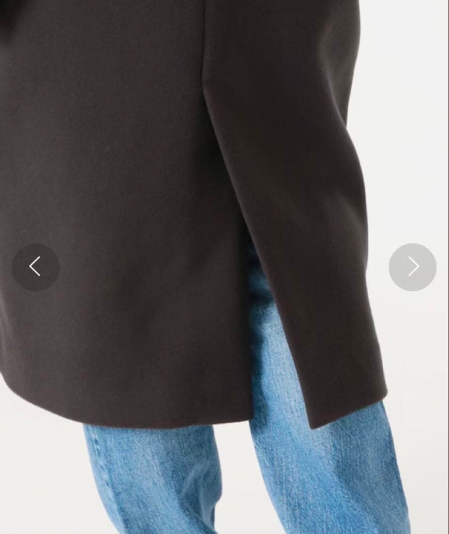 【IENA（イエナ）】36 MANTECO チェスターコートブラウン ウール