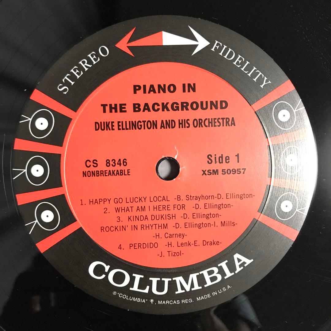 DUKE ELLINGTON piano in the back…LPレコード