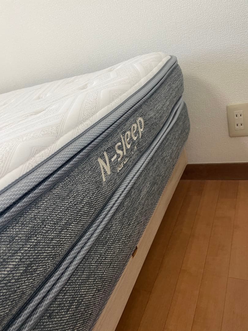 [定価約15万円] シングル　シモンズベッドフレーム＋ニトリNスリープマットレス