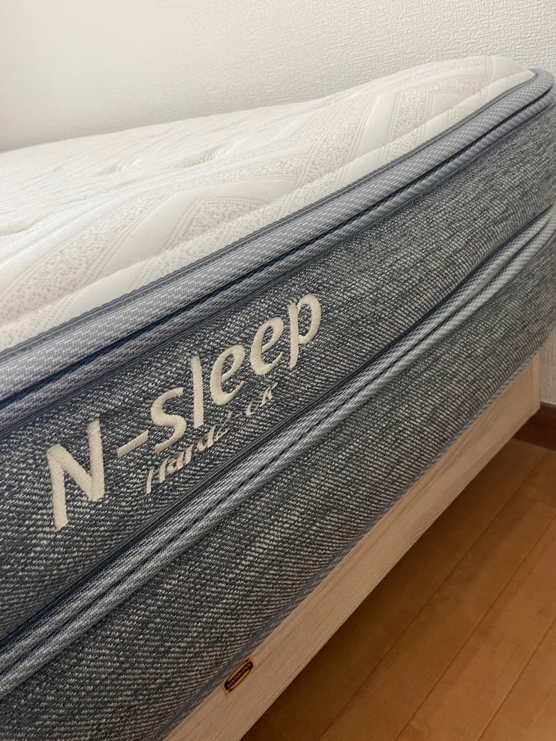 [定価約15万円] シングル　シモンズベッドフレーム＋ニトリNスリープマットレス